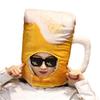 [Haverly] Пивная кружка Хэллоуин Косплей Костюм Головной убор Маскот Шляпа Мероприятие Школьный фестиваль (Пивная кружка)