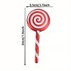 1PC Christmas Decoration Props 20cm Lollipop Decoration Wedding Candy Pendant Home Decoration Party Scene Decoration
