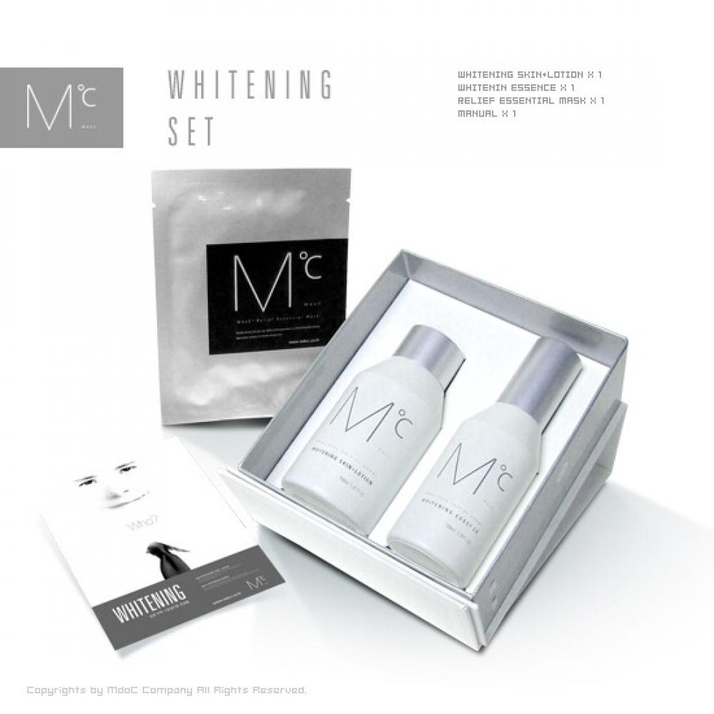 Mdoc Whitening 2 Set  Skin Plus Lotion + Serum  Sample Pouch 5 Types