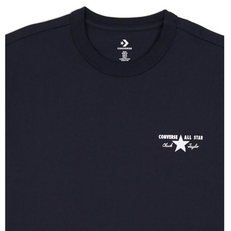 Converse Футболка Chuck 70 License PlaTe Loose Fit Converse черная 10028406 A02