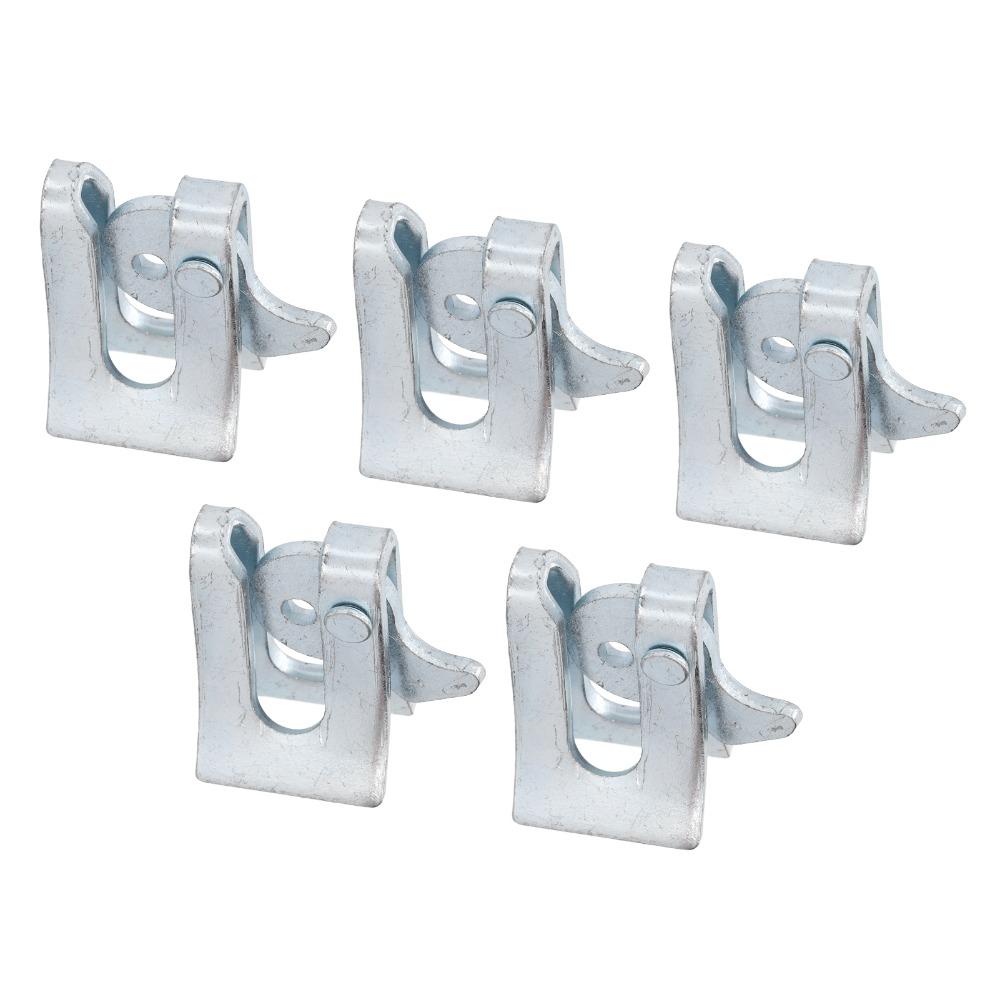 5pcs Galvanized Steel Plate Pet Cage Suspended Water Dispenser Fence Latch Pig Farrowing Bed