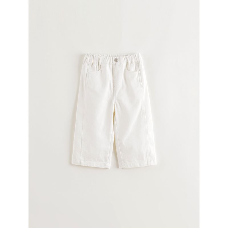 Mark Jenny Girls' Embroidered Denim Wide-Leg Pants Children's Pants 2026 Spring New Style 250297