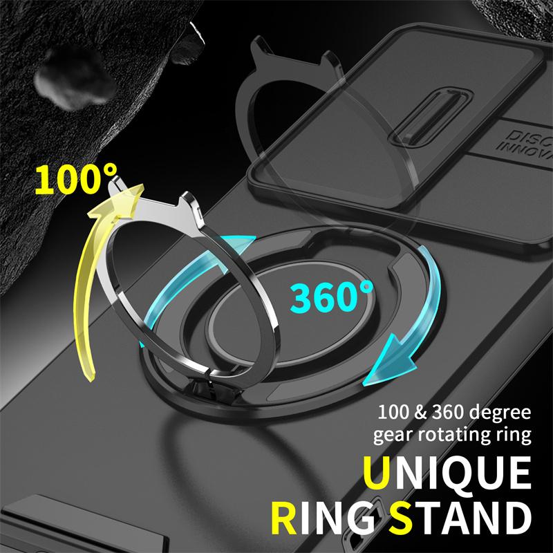 Чехол-кольцо Armor для Samsung Galaxy S24 S23 Plus S21 S22 S25 Ultra S20 FE A54 A55 A16 A36 A56 A17 5G с защитой объектива