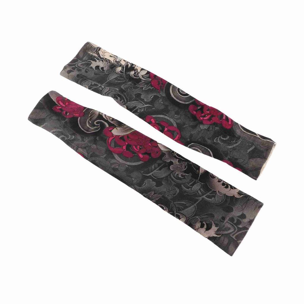 Мужские татуировки солнцезащитные рукава Ice Silk Cover Up Sleeve Body Protector для вождения
