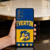 E-Everton de V-Vina del Mar Мягкий Силиконовый Черный Чехол для Телефона Для Samsung Galaxy A73,A72,A71,A70,A53,A52,A51
