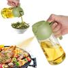 Press Type Glass Oil Spray Oil Bottle Spray Oil Dispenser Oil Jar BBQ Kitchen Baking Roasting Picnic Kitchen Toolglass Oil Spray