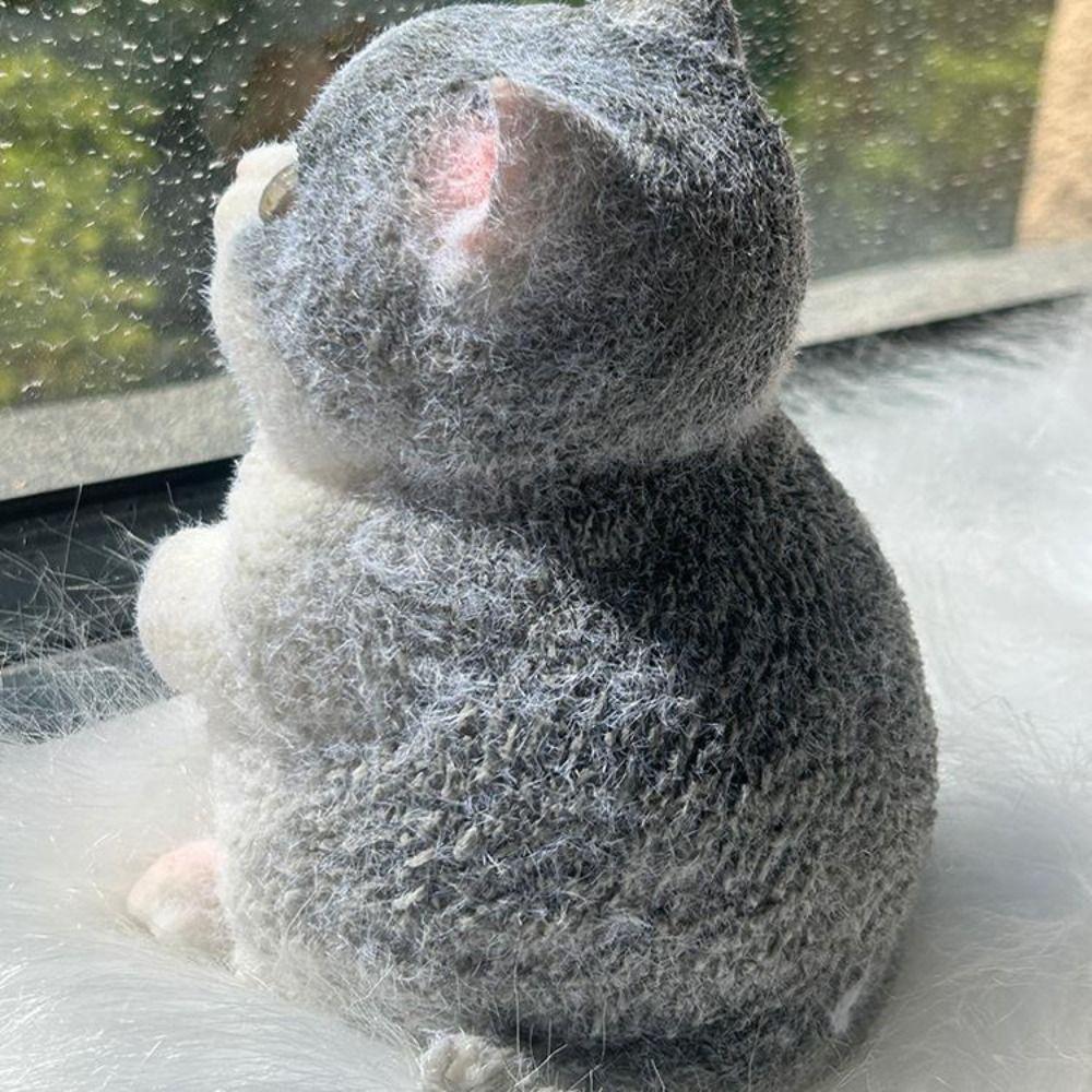 Мультяшная симуляция кошачьих игрушек, медленный отскок, кошачья игрушка-фиджет, мини-украшения