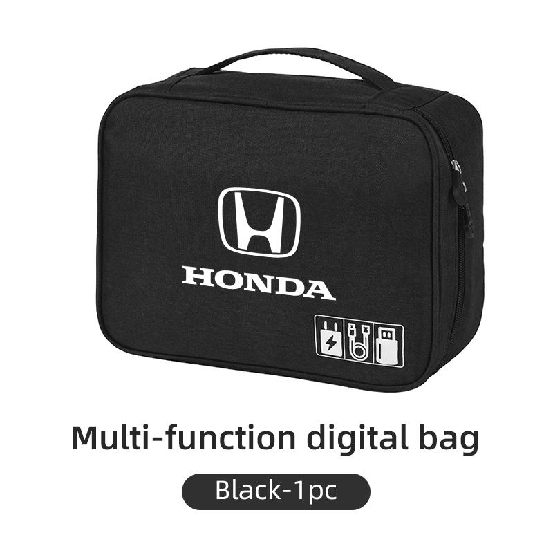 CKBSX1 Car Accessories Digital Storage Bag Data Cable EVA Tools Case For Honda Civic Accord CRV Fit Jazz Transalp CBR cb500x Odyssey