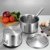 Stainless Steel Cooking Pot Practical Milk Pot New Sauce Pan Kitchen Supplies