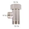 Durable T Valve Adapter Connector Brass Toilet Seat Bidet Attachment