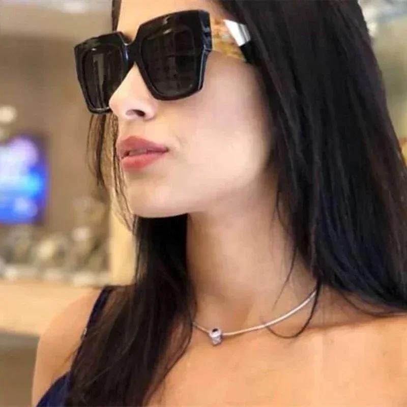 Fashion Square Sunglasses Women Men Luxury Brand Designer Uv400 Sun Glasses Vintage Eyewear  Sol Feminino