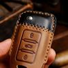 Брелок для ключей Volkswagen из натуральной кожи для ключей Sagitar и Magotan
