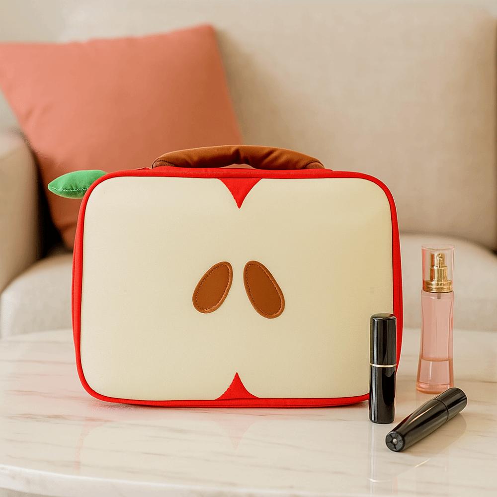 Large Capacity Fruit Pattern Makeup Bag Washable Travel Storage Pouch for Home