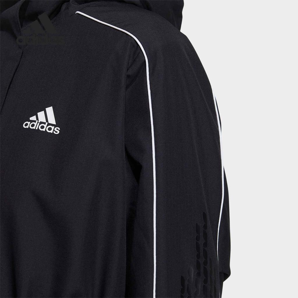 Adidas CNY Series Warm Woven Fleece-Lined Hooded Jacket Women Jacket Black GP0625