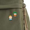 Cartoon Animated Character Enamel Pins Custom Adorable Metal Brooches Lapel Badges Cartoon Humorous Jewelry Present designed for Children Friends