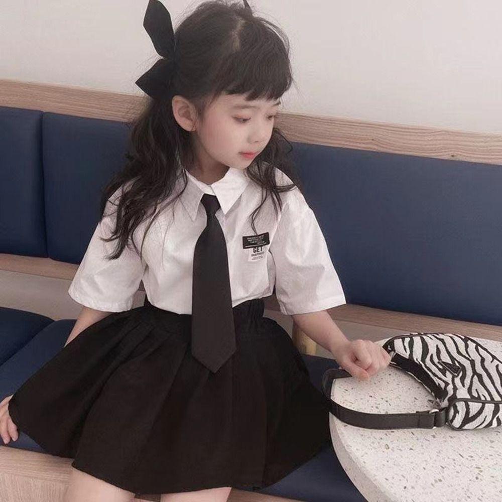 Shirt Accessories For Kids for Wedding Solid Color Children Tie School Uniform Tie Elastic Necktie