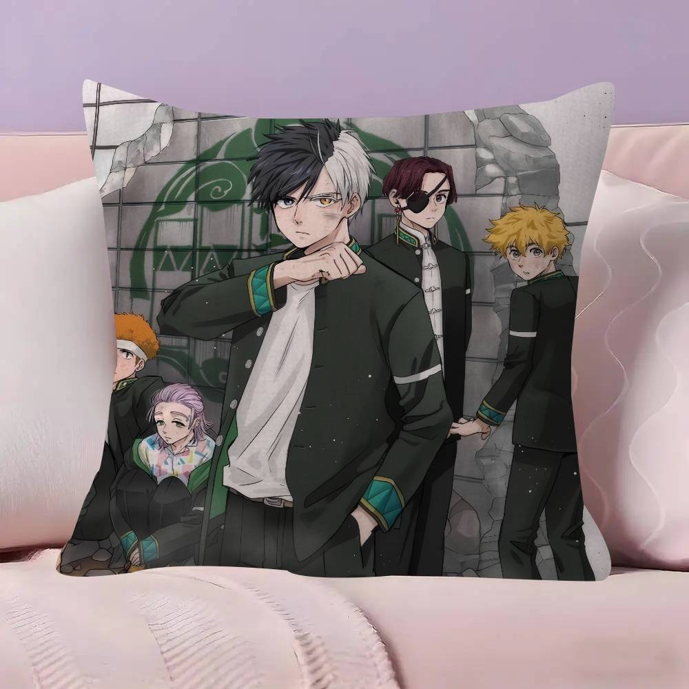 Japanese Anime Wind Breaker Pillow Cushion Cover Pillowcase Living Room Sofa Home Decor