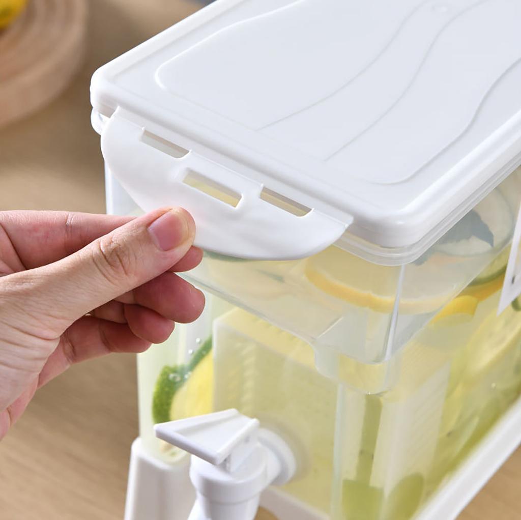 Rotatable Cold Kettle Summer Household With Faucet Put Refrigerator Fruit Juice Lemonade Teapot Resistant To High Temperature Tea Bucket