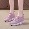 Fashion Women Wedges Platform Breathable Casual Woman Fashion Sneakers Height Increasing Vulcanize 2024 Zapatillas Deporte Zapatos Mujer