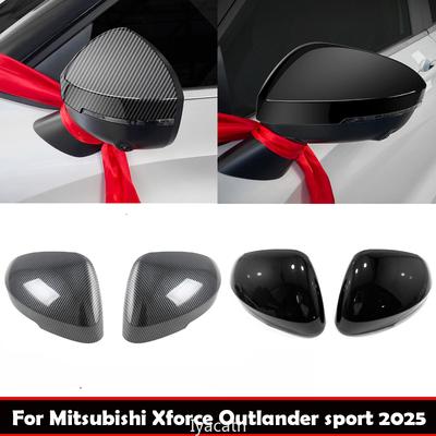 Для Mitsubishi Xforce Outlander sport 2025 ABS Накладка на зеркало заднего вида двери автомобиля Боковое зеркало Защита от дождя для зеркала заднего вида Аксессуары