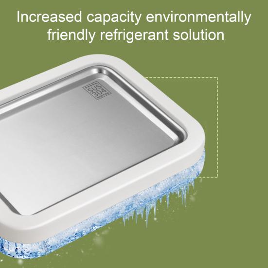 Stainless Steel Ice Cream Roll Maker DIY Freezing Yogurt & Sorbet Machine Non-Electric Home Dessert Maker