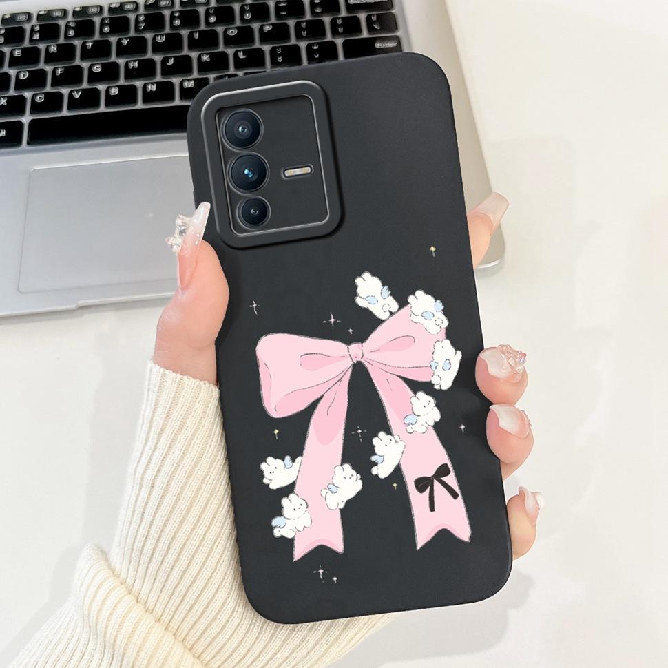 Fashion Panda Cover For Vivo V23 5G Case V2130 V2303 Soft Silicone TPU Fundas Phone Cases For Vivo V 23 V23 5G Back Cover Bumper