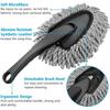 Multi-Functional Car Duster Cleaning Dirt Dust Clean Brush Dusting Tool Mop Gray Car Cleaning Products