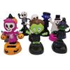 Dolls Car Ornaments Shaking Head Dolls Solar Dancing Toy Bobble Dancer Toy Solar Powered Halloween