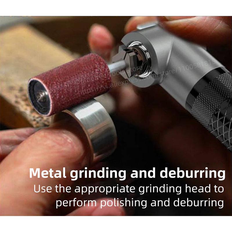Многофункциональная микроугловая шлифмашина 200 Вт 90° Электрическая угловая шлифовальная машина Портативная угловая гравировально-полировальная машина