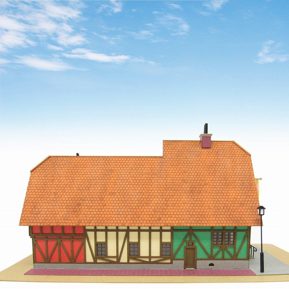 Гигантские кресла-мешки Sankei Miniatuart Kit Studio Ghibli Series Ходячий замок Hatter Hat Shop Scale Paper Craft Howl's 1/150 MK07-03