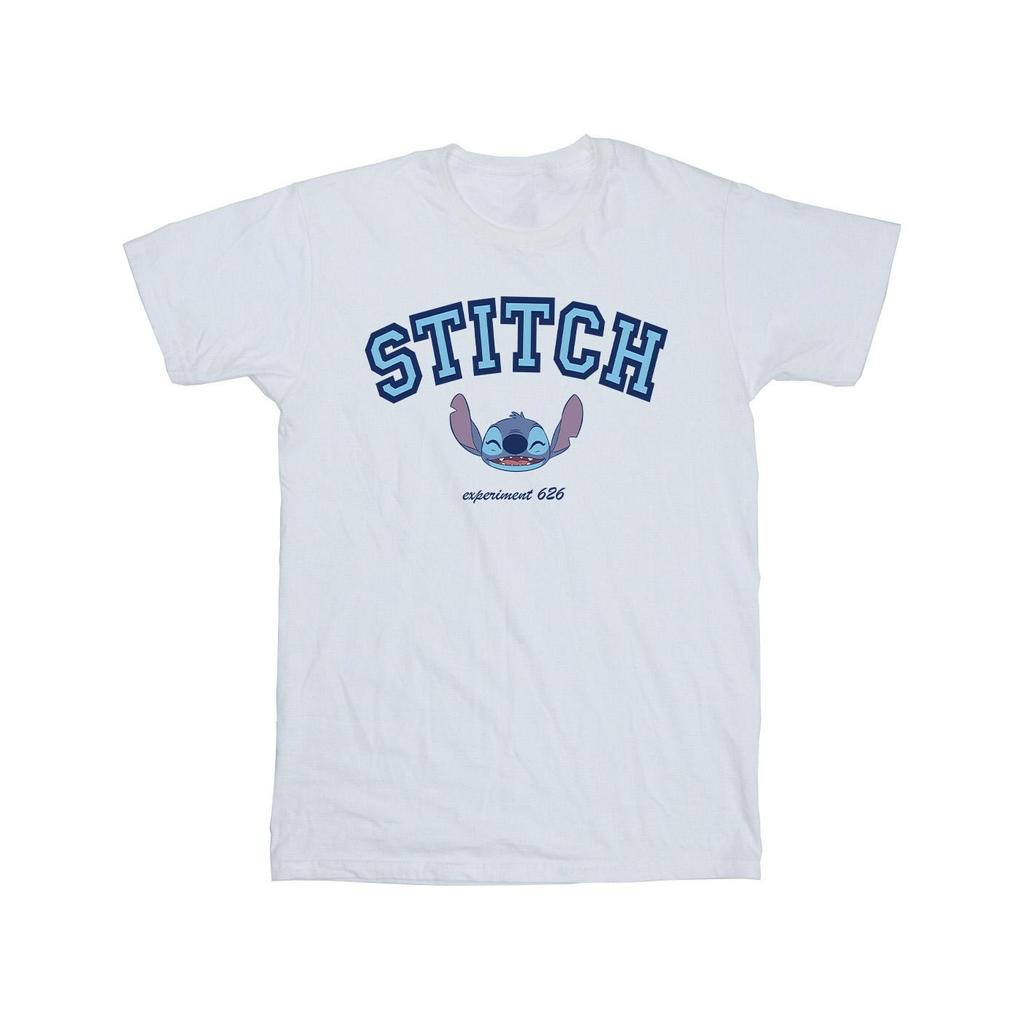 Disney Mens Lilo And Stitch Collegial T-Shirt