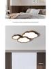 Nordic Style Walnut Solid Wood Ceiling Lamp for Living Room, Bedroom, Study - Eye Protection, Antique Finish