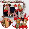 Christmas Decorations Velvet Linen 3D Cartoon Christmas Socks Christmas Socks Gift Bag