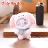 Dog Cat Cute Rabbit Panda With Scarf Plush Toy Pendant Keychain For Bag Decor