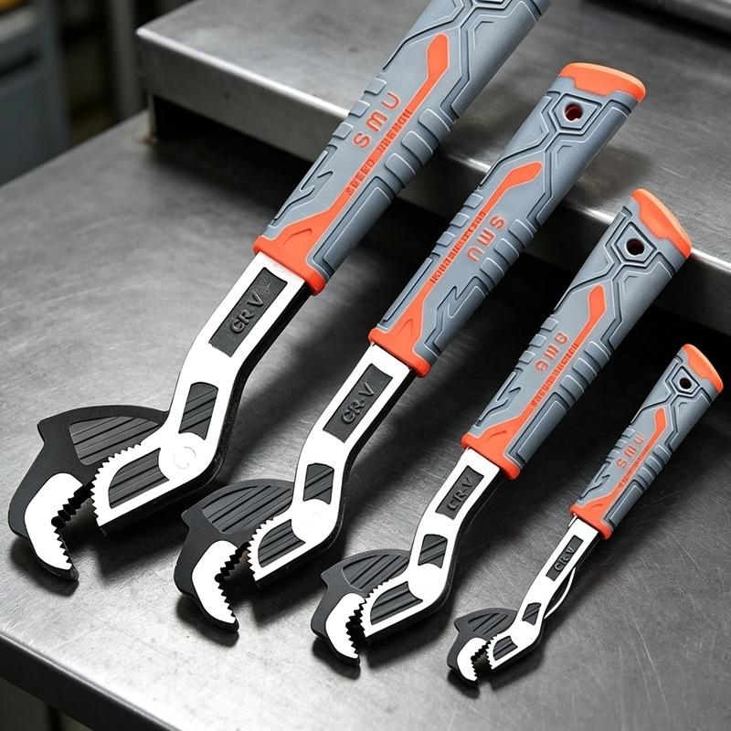 6/8/10/12 Inch Wrench Tool Self Locking Wrenchs Universal Plumber Wrench Power Grip Suitable for Various Repair Jobs Tools