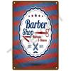 Винтажная жестяная вывеска для парикмахерской Ретро металлическая настенная табличка для гостиной Домашний декор Постеры Художественное украшение Эстетичная фреска