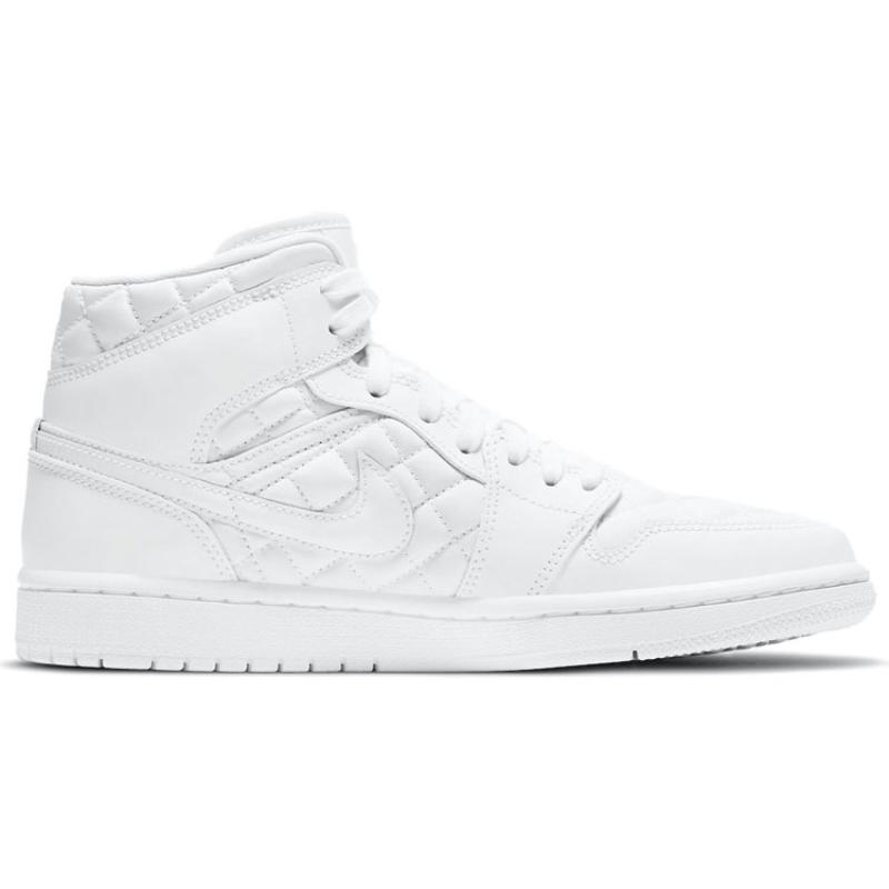 Женские кроссовки Air Jordan 1 Mid Se 'White Quilted' DB6078-100