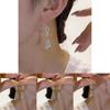 Premium Quality Alloy Butterfly Crystal Tassel Earrings Trendy And Chic Fashionable Fall 2023 Collection Cold And Subtle Style