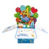 Birthday Greeting Card Foldable 3D Three-dimensional Design Happy Birthday Card Gift for Baby Daughter Son