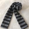 Косплей полосатый шарф для взрослых унисекс Y2K длинный тонкий шарф весна-осень узкий шарф шарф Харадзюку повседневное использование шейный платок