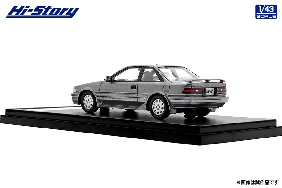Hi Story Toyota COROLLA LEVIN Серый металлик Готовый продукт 1/43 GT-Z (1987)