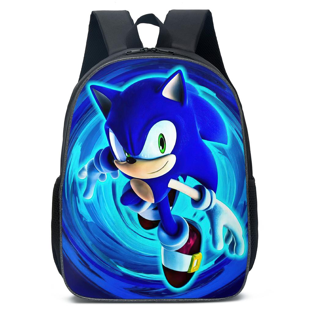 Cartoon Animation Sonic Primary And Secondary School Students Schoolbag Children'S Men'S And Women'S Backpack Schoolbag
