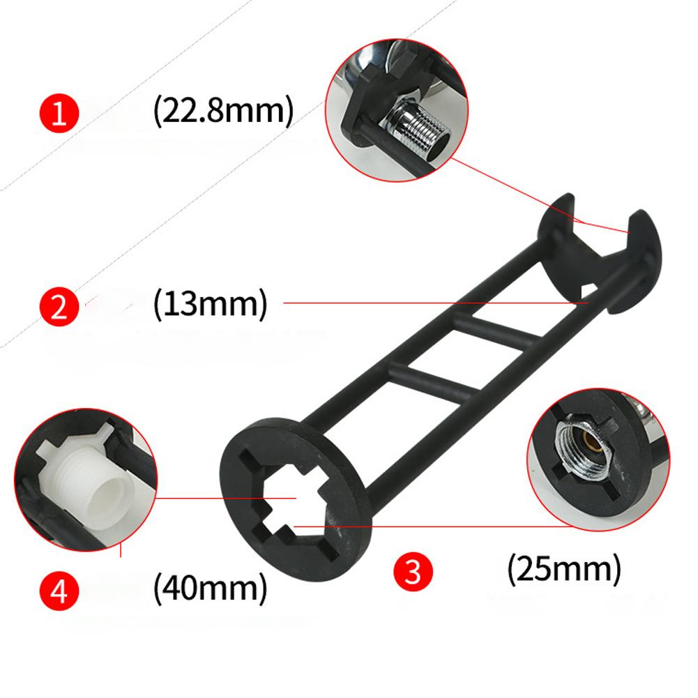 Multifunctional Sink Wrench, Upgrade Basin Wrench Strengthened Steel, Sink Faucet Wrench For Tight Spaces Faucet Wrench