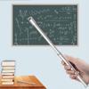 Серебряная ручка-указатель, многофункциональная телескопическая шариковая ручка, портативная дубинка
