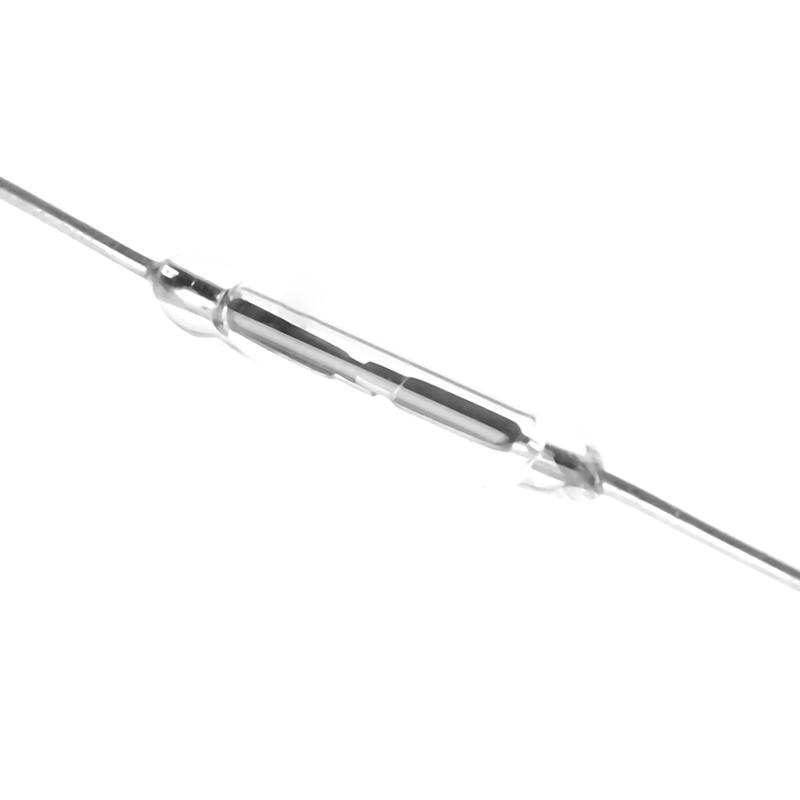 10Pcs 14Mm Glass Magnetic Induction Reed Switch Magswitch Normally Open No
