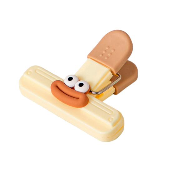 Клипса для запечатывания продуктов Милые герметичные зажимы для пакетов Зажим для пакетов влагостойкий Запайщики Креативный длинный хвост