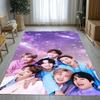 Модный B-BTS Kpop Звезда Гостиная Нескользящий Ковер Мягкий Ковер для Спальни Детской Игровой Комнаты Дивана, Домашний Декор Придверный Коврик Подарок