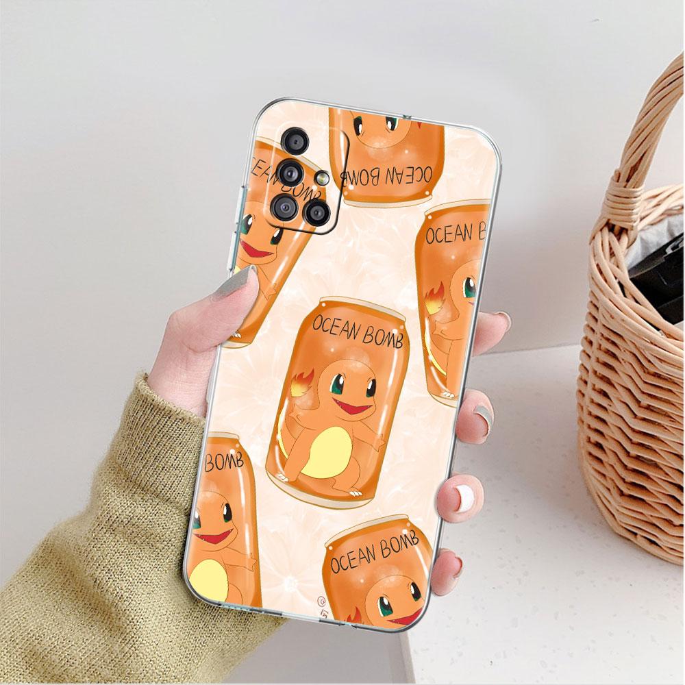 Аниме Прозрачный чехол Покемон для Samsung Galaxy A52 A12 A51 A32 A21s A71 A32 A22 50 A70 A31 A72 5G Чехол для телефона