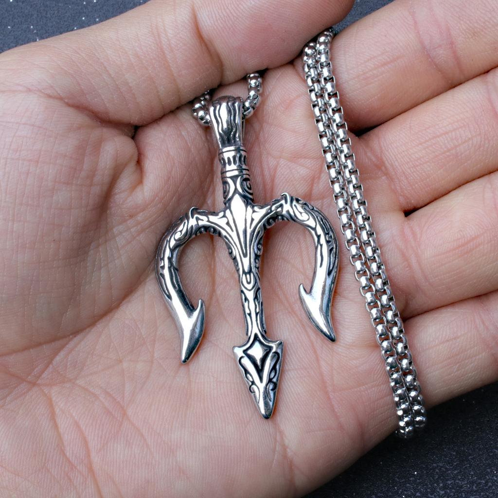 Подвеска из титановой стали, модная, мужская, в стиле хип-хоп, на цепочке из нержавеющей стали