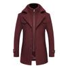 FHLHY Chesterfield Wool Business Winter Cold and Windproof Men's Coat, Thick, Autumn/Winter Jacket, Men's Coat,